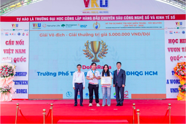 Hanwha Life tài trợ cuộc thi Olympic Tin học 2026, thúc đẩy phát triển AI tại Việt Nam